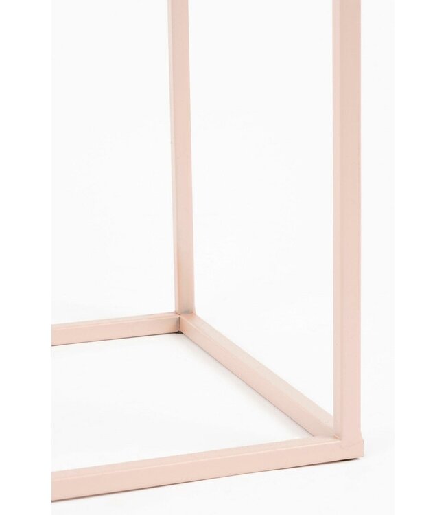 Bijzettafel set Roze 3Ijzer