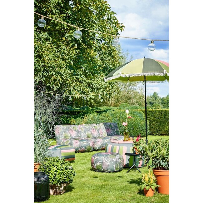 Mica Decorations Aston Beistelltisch aus Eisen - Schwarz - H40 cm