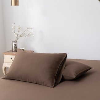 Boomba Bamboo Bamboo Pillowcases 400TC – 2-Pack – Bamboo – Coffee Brown