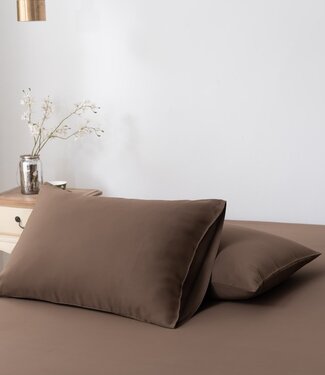Boomba Bamboo Bamboo Pillowcases 400TC – 2-Pack – Bamboo – Coffee Brown