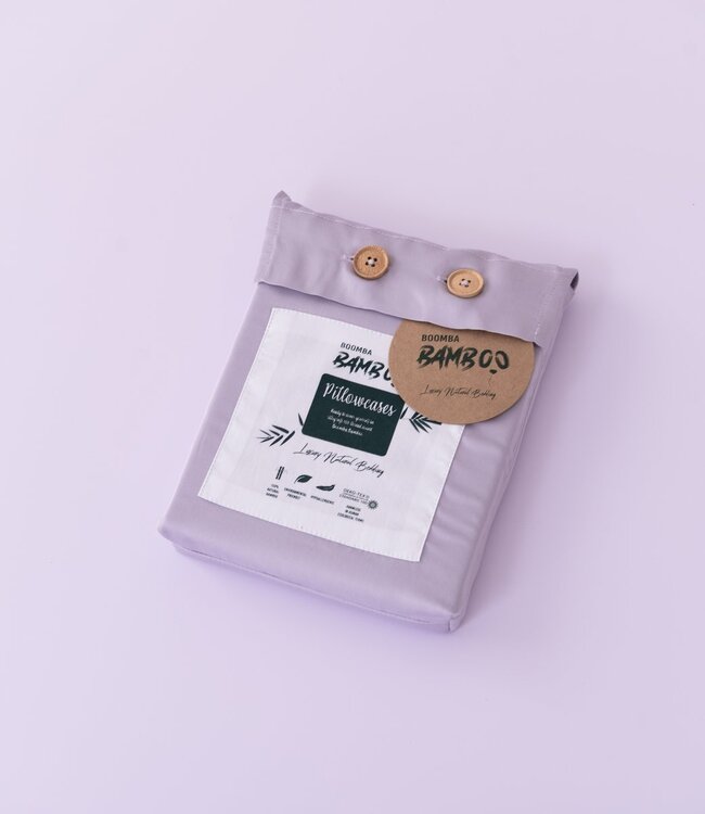 Bamboo Pillowcases 400TC – 2-Pack – Bamboo – Lavender Mist