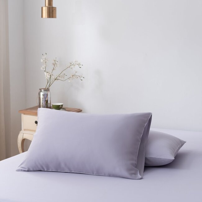 Boomba Bamboo 400TC Bamboo Pillowcases - 2 Pack - Lavender Mist