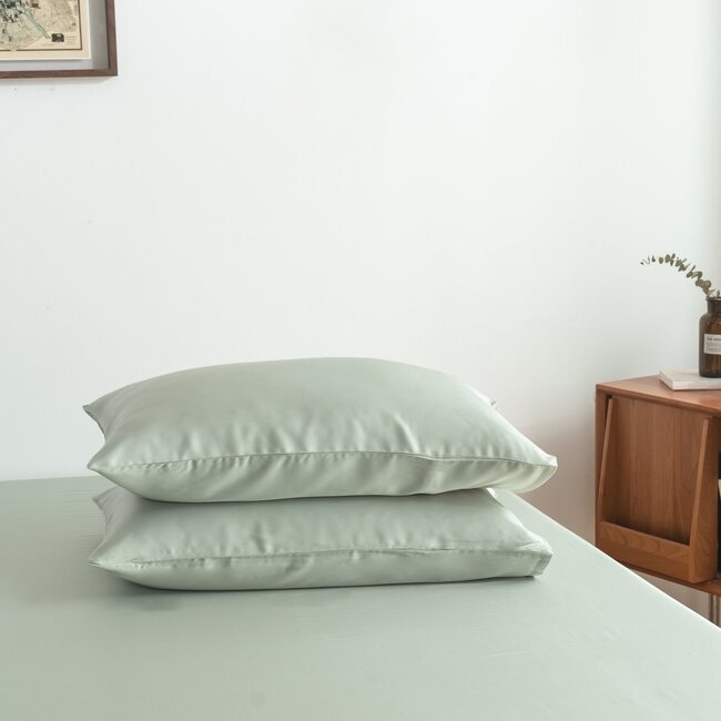 Boomba Bamboo 400TC Bamboo Pillowcases - 2 Pack - Sage Green