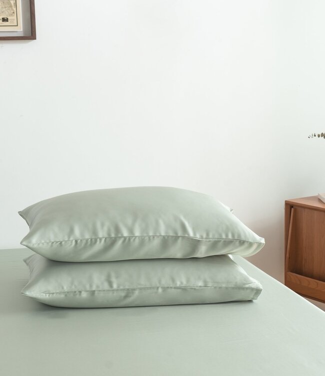 Bamboo Pillowcases 400TC – 2-Pack – Bamboo – Sage Green