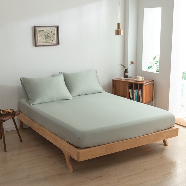 Boomba Bamboo 400TC Bambus-Kissenbezüge - 2er-Set - Sage Green