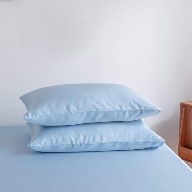 Bamboo Pillowcases 400TC – 2-Pack – Bamboo – Sky Blue
