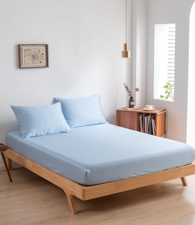 Boomba Premium bamboe kussenslopen 100% bamboe Sky Blue