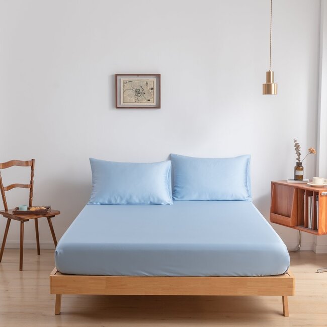 Boomba Premium bamboe kussenslopen 100% bamboe Sky Blue