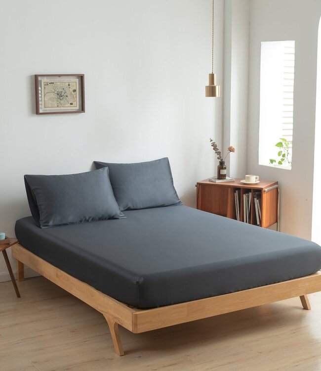 Boomba Premium Bamboo Pillowcases 400TC – 100% Bamboo – Space Blue (Set of 2)