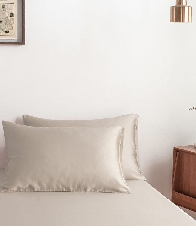 Bamboo Pillowcases 400TC – 2-Pack – Bamboo – Soft Taupe