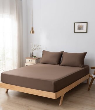 Boomba Bamboo Donkerbruin Bamboe Hoeslaken Premium - 400TC