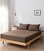 Donkerbruin bamboe Hoeslaken Premium - 400TC Tanboocel - Coffee Brown