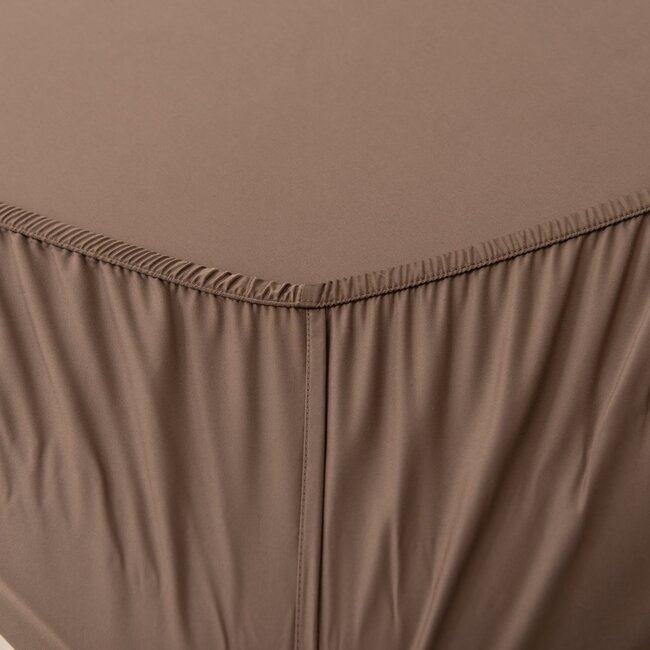 Dark Brown Bamboo Fitted Sheet Premium – 400TC