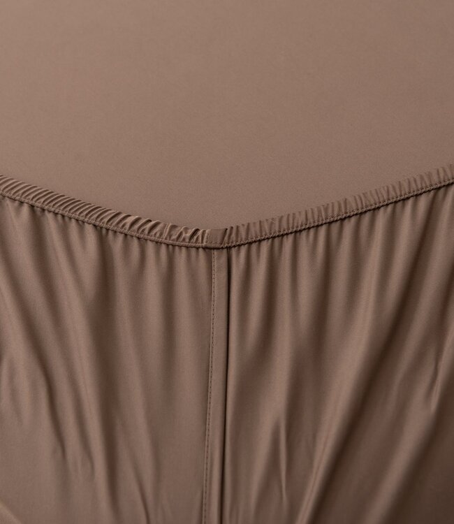 Donkerbruin bamboe Hoeslaken Premium - 400TC Tanboocel - Coffee Brown