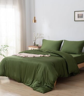 Boomba Bamboo Bamboo Duvet Cover 400TC – Bamboo – Deep Moss
