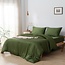 Donkergroen bamboe dekbedovertrek Premium - 400TC Tanboocel - 100% bamboe Deep Moss