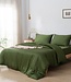 Donkergroen bamboe dekbedovertrek Premium - 400TC Tanboocel - 100% bamboe Deep Moss