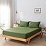 Donkergroen bamboe Hoeslaken Premium - 400TC Tanboocel - Deep Moss