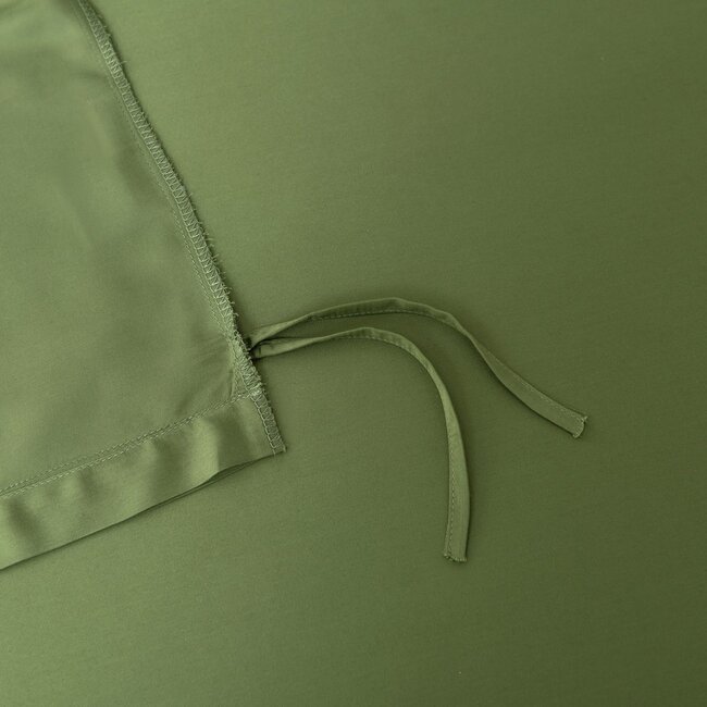 Donkergroen bamboe dekbedovertrek Premium - 400TC Tanboocel - 100% bamboe Deep Moss