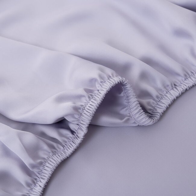 Lila bamboe Hoeslaken Premium - 400TC Tanboocel - Lavender Mist