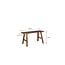 Mica Decorations Bold Wooden Bench - Brown