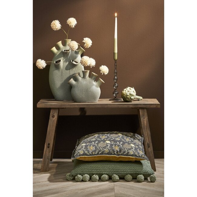 Mica Decorations Bold Wooden Bench - Brown