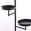 Mica Decorations Perry Wandregal aus Eisen - Schwarz