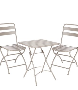 Mica Decorations Tuin bistroset Bruin 3Ijzer