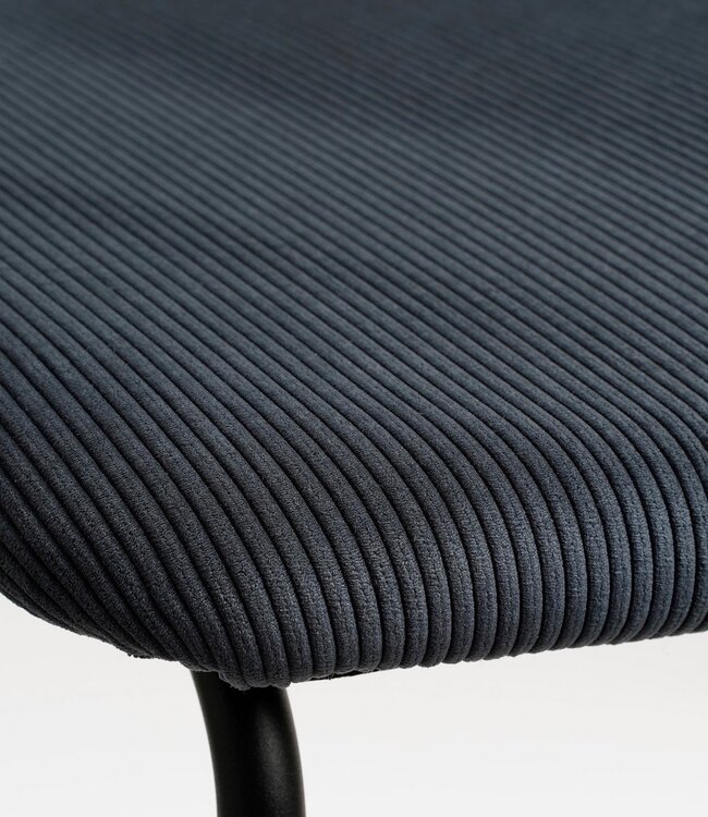 Barkruk Donkerblauw 1Ijzer