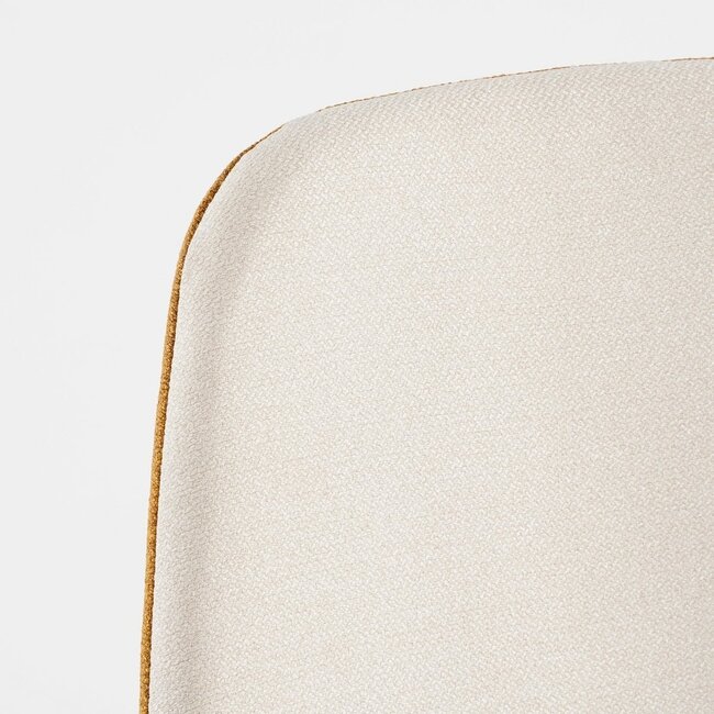 Eetkamerstoel Gebroken wit 1Polyester