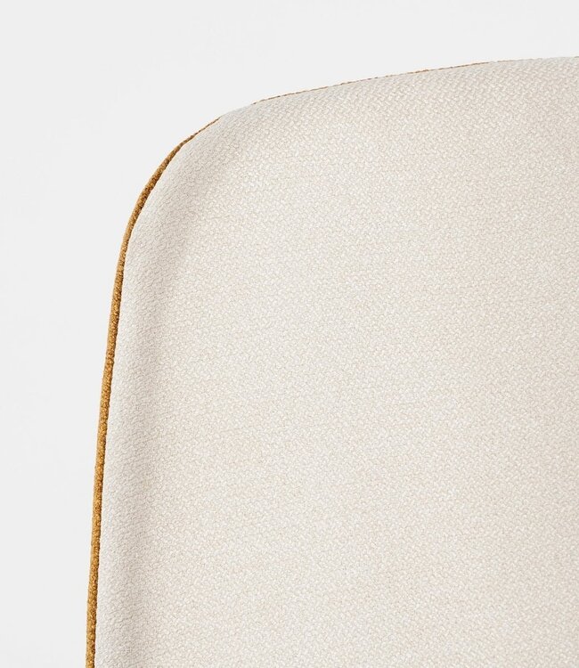 Eetkamerstoel Gebroken wit 1Polyester