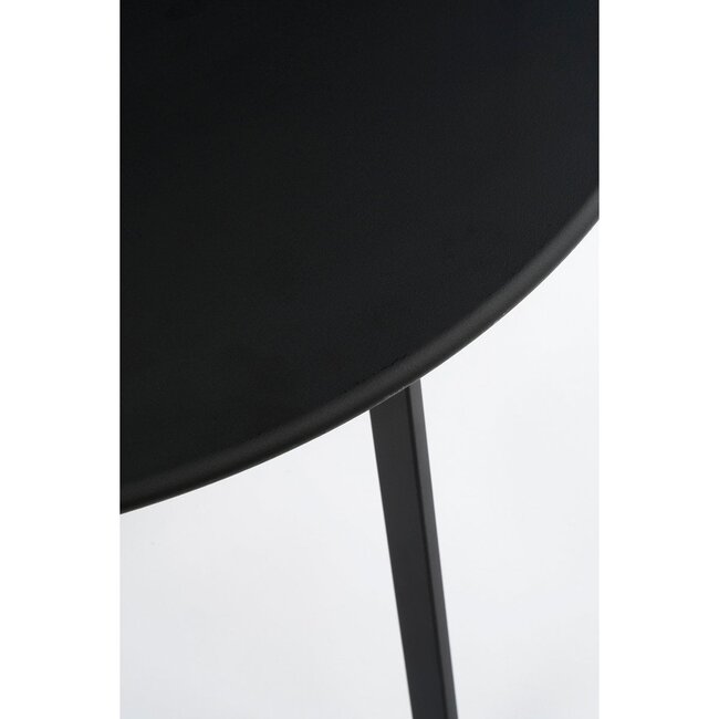 Mica Decorations Seatle Iron Outdoor Side Table - Black - H58 cm