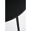 Mica Decorations Seatle Beistelltisch für draußen aus Eisen - Schwarz - H58 cm