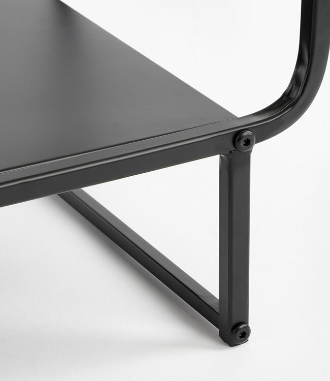 Wandkast Zwart 1Ijzer