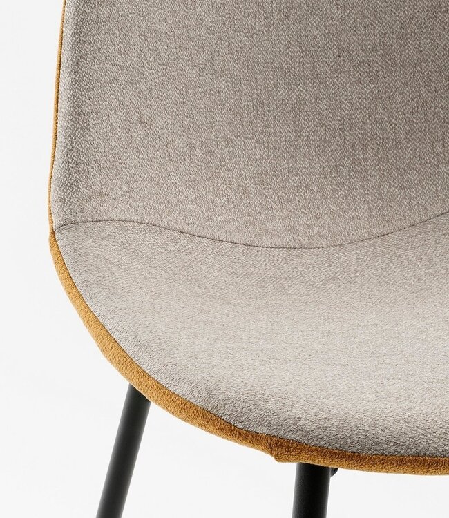 Eetkamerstoel Beige 1Polyester