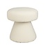 Mica Decorations Mushroom Teddy Pouffe - Off-White
