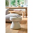 Mica Decorations Poef Gebroken wit 1Hout
