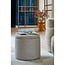 Mica Decorations Pouf mit Stauraum - Gebrochenes Weiß - H40,5 × Ø42 cm