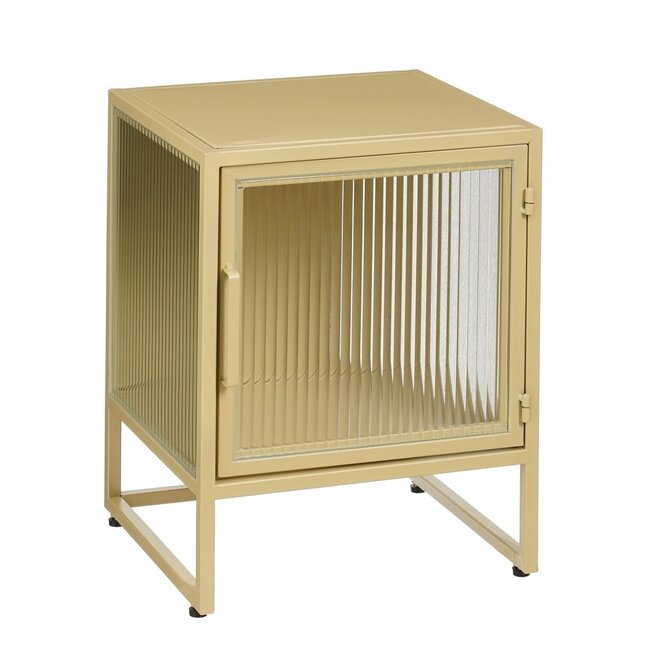 Mica Decorations Clifton Iron Storage Cabinet - Beige