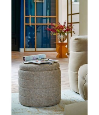 Mica Decorations Poef Beige 1Hout