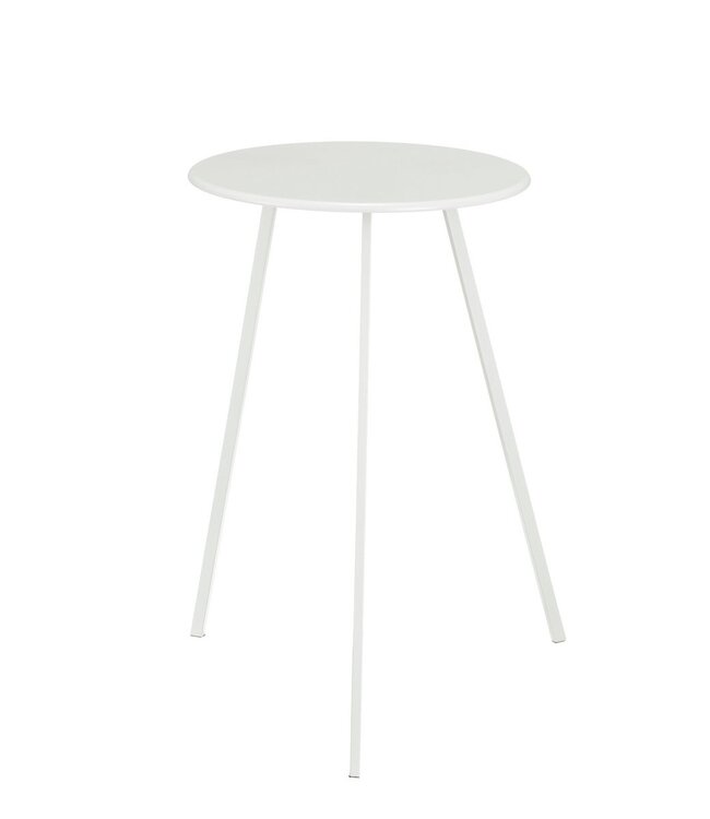 Bijzettafel buiten Wit 1Ijzer