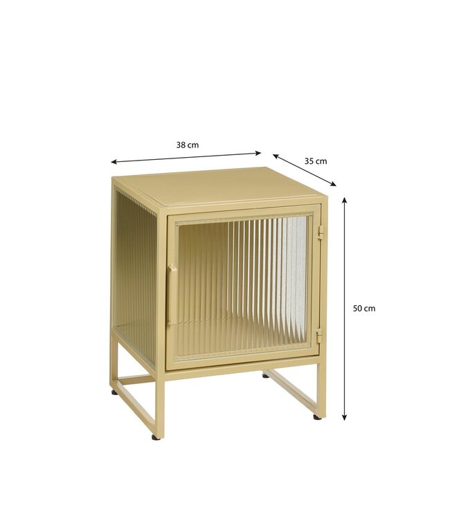 Opbergkast Beige 1Ijzer