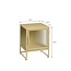 Mica Decorations Clifton Iron Storage Cabinet - Beige