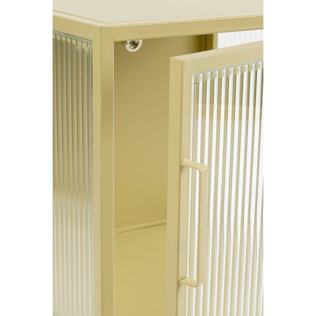 Mica Decorations Clifton Aufbewahrungsschrank aus Eisen - Beige