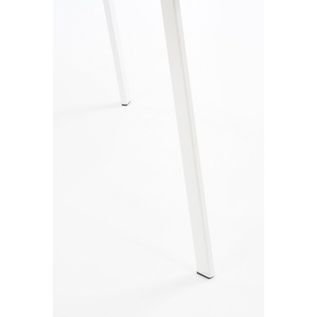 Mica Decorations Seatle Beistelltisch für draußen aus Eisen - Weiß - H58 cm