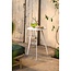Mica Decorations Seatle Beistelltisch für draußen aus Eisen - Weiß - H58 cm