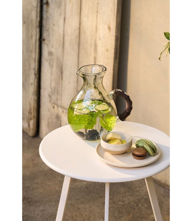 Bijzettafel buiten Wit 1Ijzer