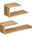 Wandplank Bruin 2Hout