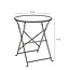 Mica Decorations Laurence Iron Garden Bistro Set - White - 3-Piece Set