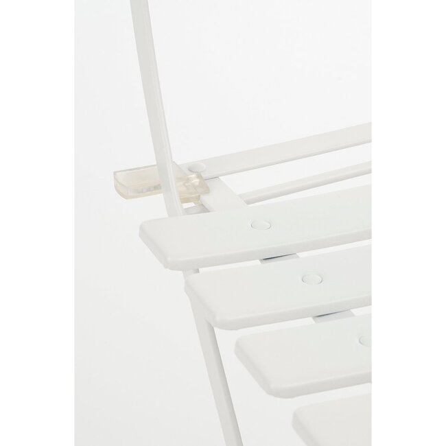 Mica Decorations Laurence Iron Garden Bistro Set - White - 3-Piece Set